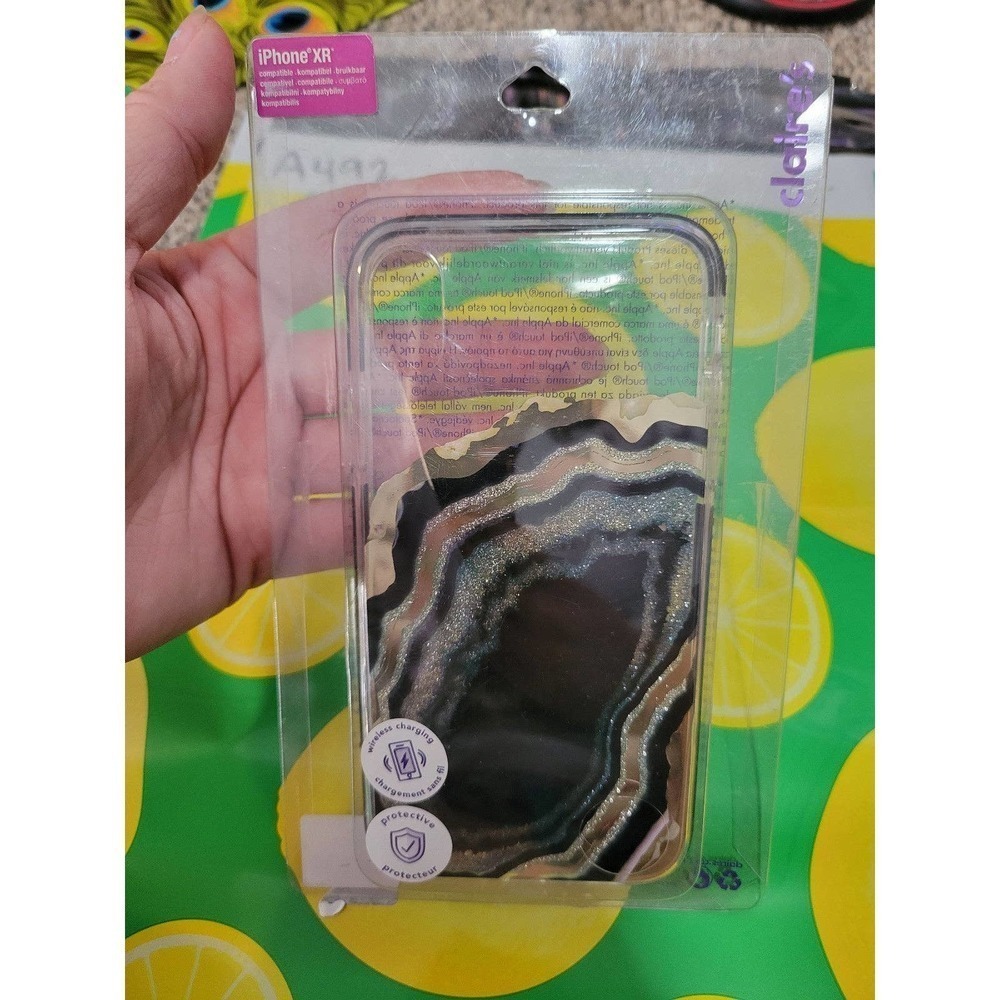 iphone xr case Gold Black